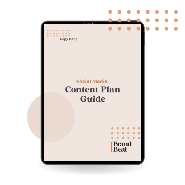 copywriting brisbane SOCIAL MEDIA CONTENT PLAN GUIDE